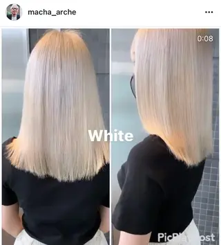 ミディアム カラー 髪質改善サロン 心斎橋ARCHEのヘアスタイル