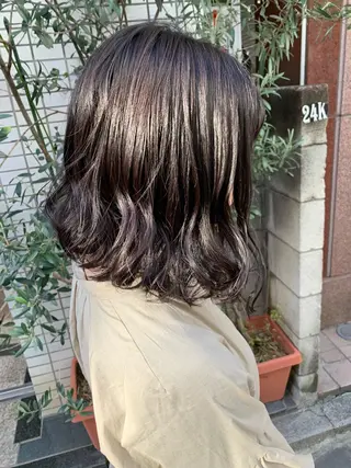 カラー ヘアアレンジ 🫧透明感カラー/ ボブ/小笠原汐海🪽のヘアスタイル