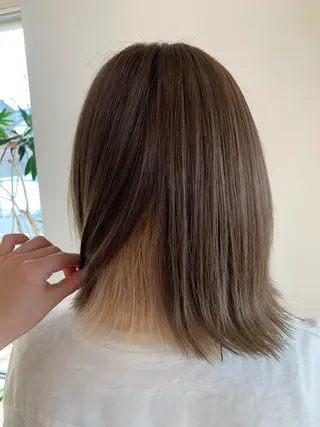 カラー 柴田 結衣のヘアスタイル