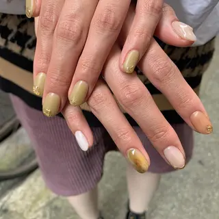 ネイル ゆびのさき所属・shiho /Petillantのネイルデザイン