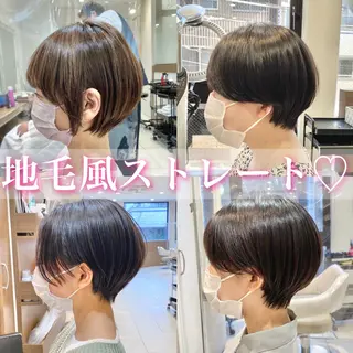 ショート パーマ 横山 直輝のヘアスタイル