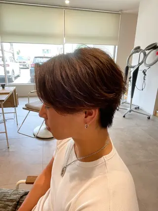 パーマ メンズ 樋口 令惟のヘアスタイル