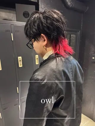 ショート パーマ メンズ メンズ専門 美容師✨ アメ村 堀江颯瑛のヘアスタイル