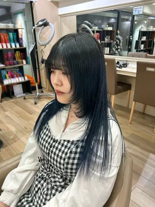 セミロング カラー 渡辺 大輝 メンズパーマのヘアスタイル