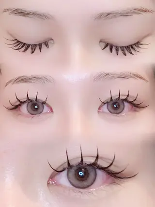 マツエク・マツパ ミユナ/パリエク/ 束感マツエク🎀のマツエク・マツパデザイン