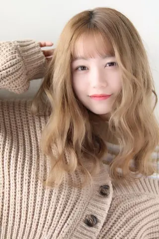 ミディアム カラー L.E.M 仙台のヘアスタイル