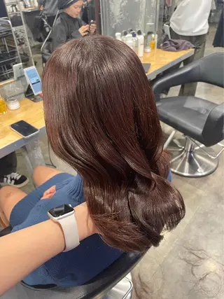 カラー 透明感ベージュ🤎 manami👒🌿のヘアスタイル