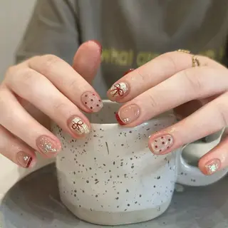 ネイル By moonネイル 🌷ワンホン/韓国風のネイルデザイン