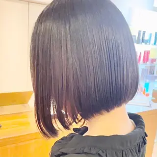 ミディアム カラー さわ きょうすけ/ ボブ髪質改善ショートのヘアスタイル