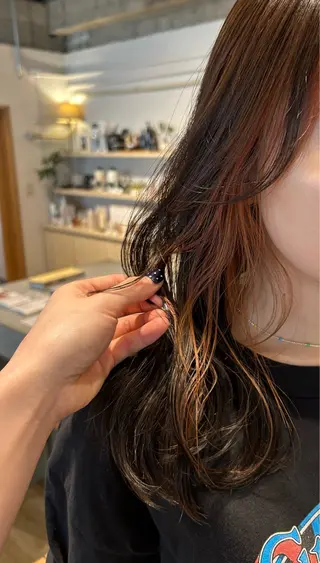 ロング カラー aina ⠀ ⠀ ⠀のヘアスタイル