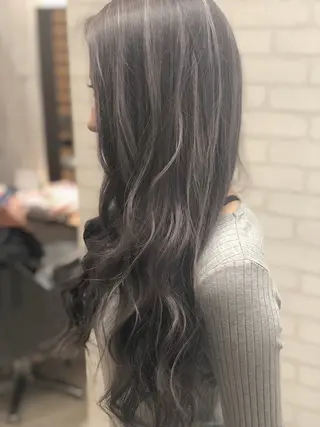 セミロング カラー TOTAL BEAUTY BREK 袋井店所属・BREK 袋井店のヘアスタイル