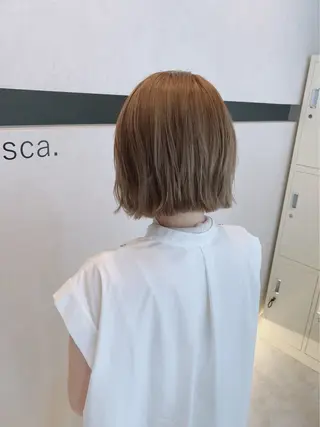 ショート 人見知りさんでも安心 奥田 里佳子のヘアスタイル