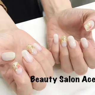 ネイル Beauty Salon Ace（ネイルサロン　エース）所属・池袋フィルイン Ace♡長さだしのネイルデザイン