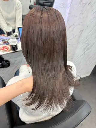 ロング カラー hair salon dot. mooda 韓国風サロン 町田店所属・韓国風ヘア🎀🩶 /♡𝓝𝓸𝓪♡のヘアスタイル