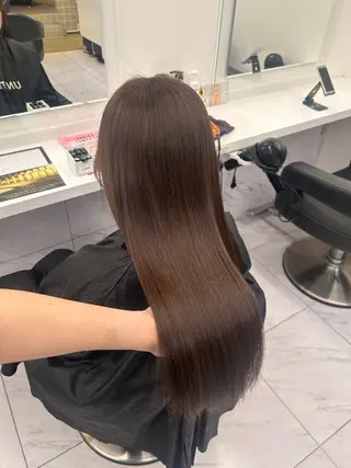 カラー 🥯縮毛/レイヤー/ ベージュヘア🥯のヘアスタイル