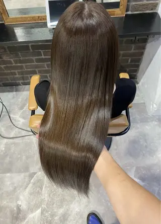 ロング カラー 髪質改善/ハイトーン MOLAのヘアスタイル