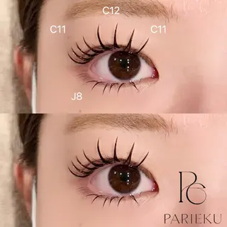 マツエク・マツパ Olivia 村上のマツエク・マツパデザイン