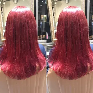 セミロング カラー パーマ ヘアアレンジ メンズ キッズ ネイル マツエク・マツパ サロンドミルク 原宿のヘアスタイル