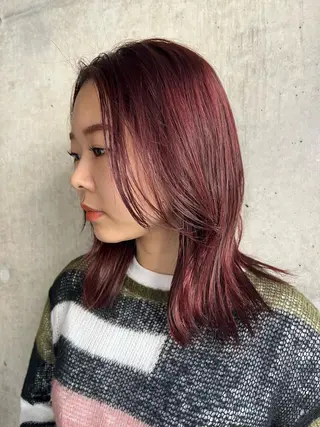 カラー rimi/ショート /透明感カラーのヘアスタイル