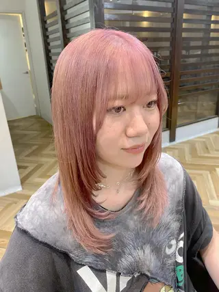 セミロング カラー ブリーチ/髪質改善 🍊店長MASAKiのヘアスタイル