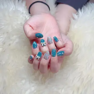 ミディアム 💜MIYA nail川崎店のネイルデザイン