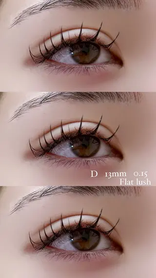 マツエク・マツパ 🫧飛山琉桜/二条 ネイルアート/束感のマツエク・マツパデザイン