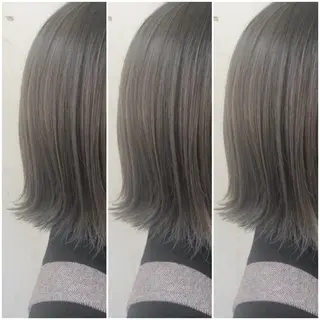 ミディアム カラー オリーブ透明感カラー 表参道/MIKUのヘアスタイル