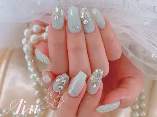 ネイル ネイルサロンAiri 長さ出し·シンプルのネイルデザイン