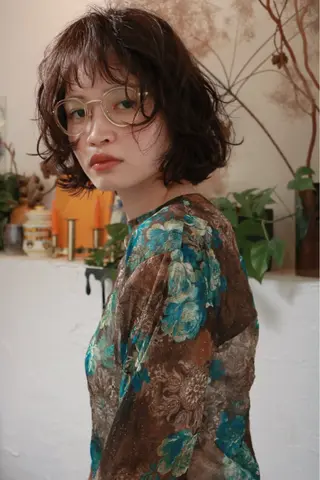 ショート カラー パーマ ooit所属・ooit 【オーイット】のヘアスタイル