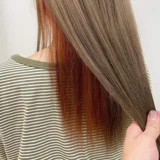 ミディアム カラー パーマ ヘアアレンジ メンズ キッズ マツエク・マツパ sara 荒井店のヘアスタイル