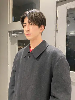 メンズ cie所属・ボブ/ミニボブ 透明感カラーkadoのヘアスタイル