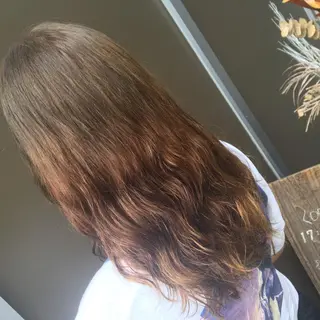 ロング パーマ ヘアセット/髪質改善 🌿 長 若奈のヘアスタイル