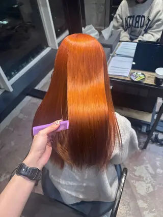 ロング 🦁ブリーチカラー 💎紫音のヘアスタイル