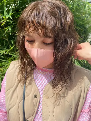 ロング カラー パーマ Hayashi Shioriのヘアスタイル