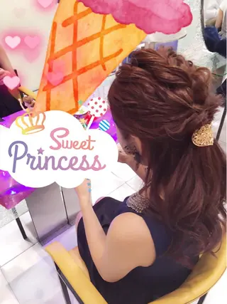 ミディアム セミロング ロング ヘアアレンジ ウプエステティック所属・韓国肌管理 ウプエステティックのエステ・リラクイメージ