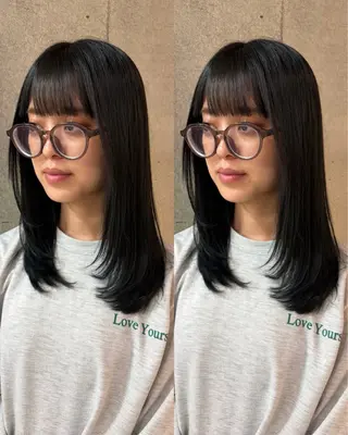 ロング 青木 健志郎のヘアスタイル