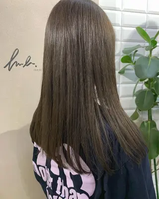 ロング カラー hub hair レイヤー/透明感のヘアスタイル