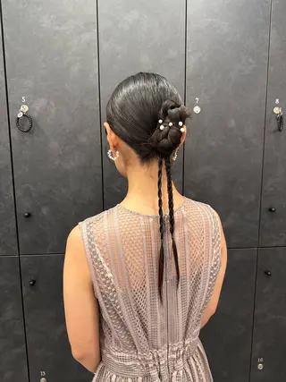 ロング ヘアアレンジ 銀座/ヘアセット シマムラ ミホのヘアスタイル