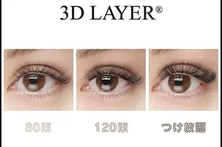 マツエク・マツパ 橘joieange 心斎橋店のマツエク・マツパデザイン