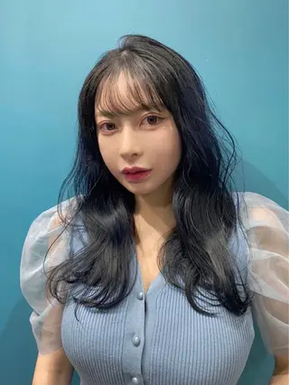 セミロング レイヤーカット /透明感カラー西田のヘアスタイル