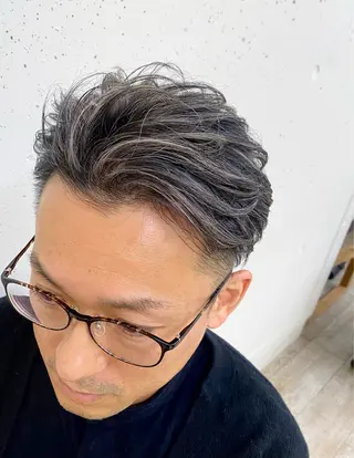 カラー 高難易度縮毛矯正 春日井 Soea(ソイア)所属・多久間 喬介のヘアスタイル