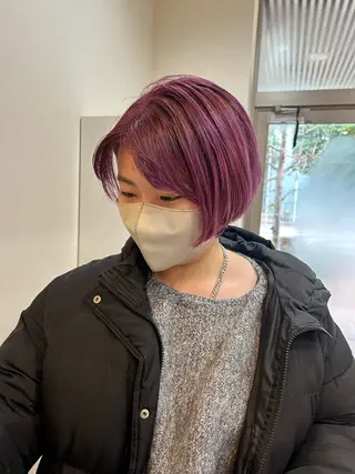 ショート ボブ/透明感カラー 🧸YUI❤️のヘアスタイル