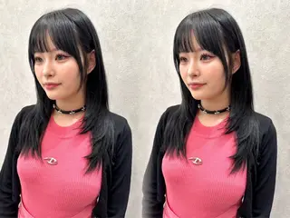 セミロング 谷川が作る熊本1🥇 レイヤーカットのヘアスタイル