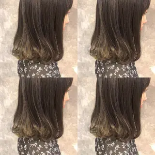 ミディアム ヘアアレンジ レイヤーカット❤︎ 韓国ヘア❤︎YUKAのヘアスタイル