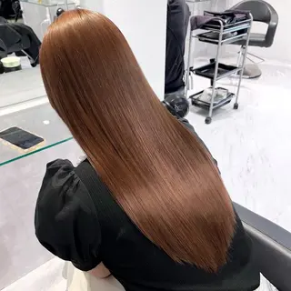 ロング カラー 🫧うる艶トレンド 🫧透明感カラーのヘアスタイル