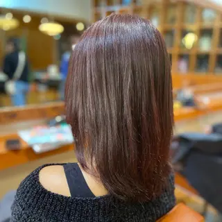 ミディアム カラー IWASHITA TAKESHIのヘアスタイル