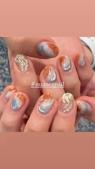 ネイル 淡色ネイル 🎀moeのネイルデザイン