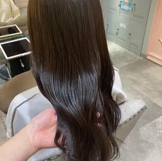 ロング カラー R 横浜【アール】所属・ハイトーン/韓国 ヘア　momo˚✧₊のヘアスタイル
