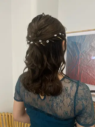 ヘアアレンジ アレンジ/ブラウン カラー HARU🕯のヘアスタイル