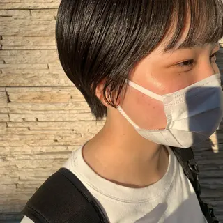 ショート jjeno所属・kaN./ボブ /髪質改善ストレートのヘアスタイル